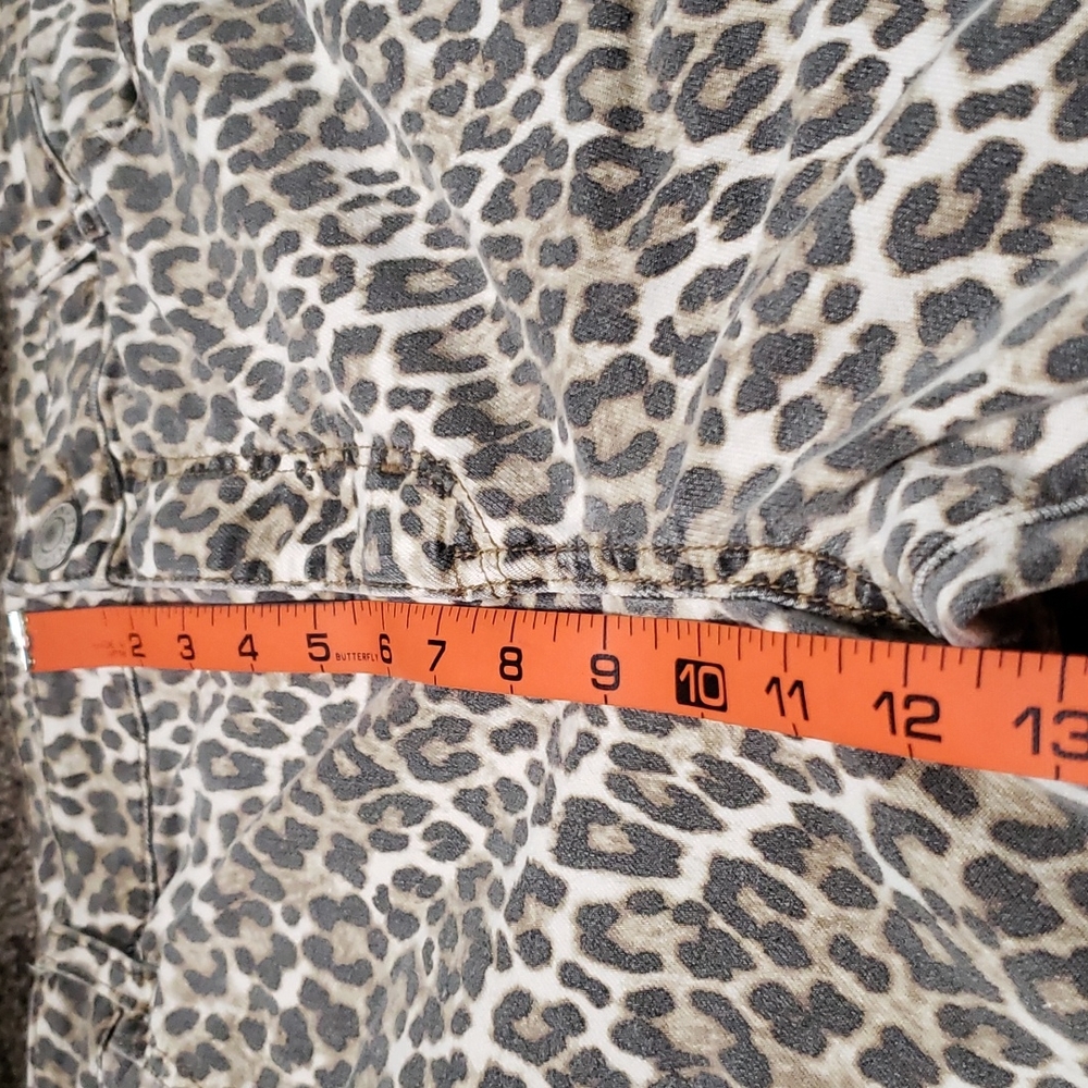 AMERICAN EAGLE Hi-Rise Stretch Jegging Leopard Print Skinny Women's Size 18 - Picture 12 of 13